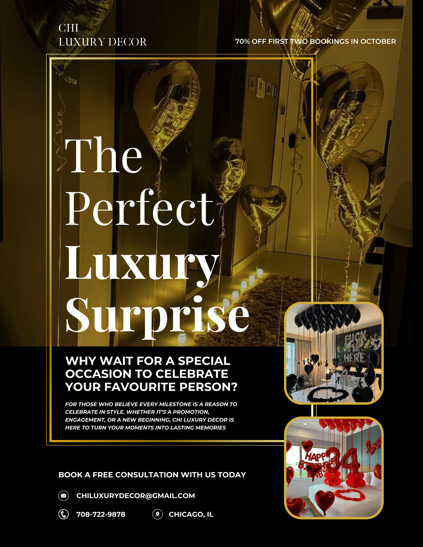 Luxe Affair - Custom Anniversary Gift
