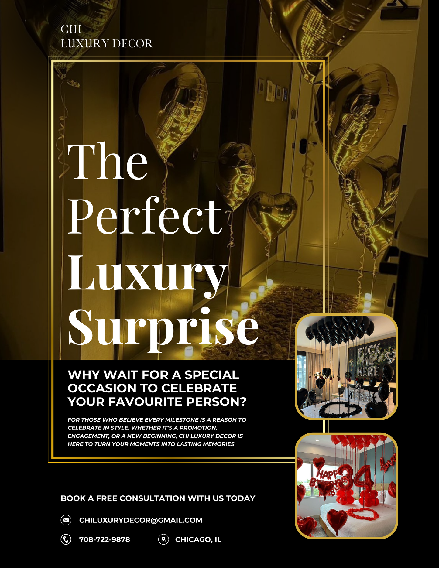 Luxe Affair - Custom Anniversary Gift