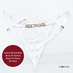 Custom Name Thong — Personalized Lingerie with Your Name | Flowerz Dynasty